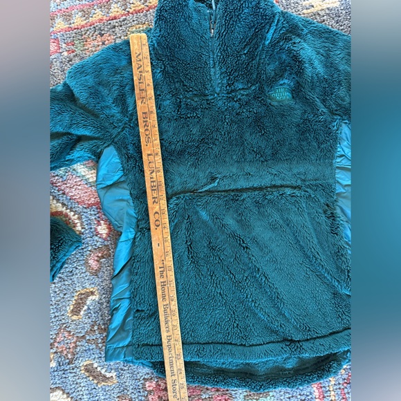 The North Face MEDIUM Deep Teal Ultra Silky Soft Fleece Half Zip Pullover - Picture 9 of 9